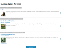 Tablet Screenshot of curiosidadesanimalirs.blogspot.com