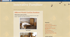 Desktop Screenshot of innovativefurniture.blogspot.com