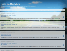 Tablet Screenshot of exilioencantabria.blogspot.com