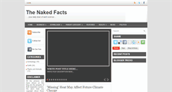 Desktop Screenshot of naked-facts.blogspot.com