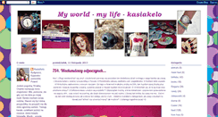 Desktop Screenshot of myworld-mylife-kasiakelo.blogspot.com