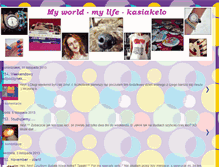 Tablet Screenshot of myworld-mylife-kasiakelo.blogspot.com