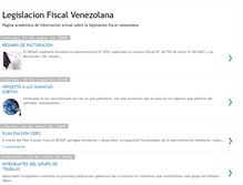 Tablet Screenshot of legislacionfiscala2008.blogspot.com