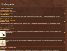 Tablet Screenshot of ancienthealingarts.blogspot.com