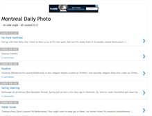 Tablet Screenshot of montrealdailyphoto.blogspot.com