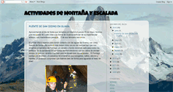 Desktop Screenshot of barrancosysenderismo.blogspot.com