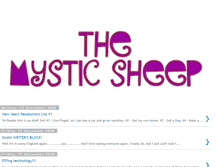 Tablet Screenshot of mysticsheep.blogspot.com