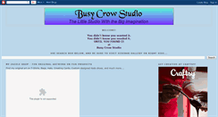 Desktop Screenshot of busycrowstudio.blogspot.com