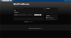 Desktop Screenshot of medifiremoviez.blogspot.com