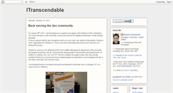 Desktop Screenshot of itranscendable.blogspot.com