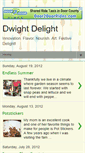 Mobile Screenshot of dwightdelight.blogspot.com