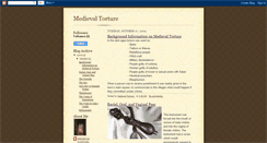 Desktop Screenshot of medievaltimestorture.blogspot.com