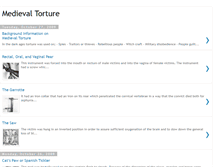 Tablet Screenshot of medievaltimestorture.blogspot.com