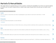 Tablet Screenshot of manualidadesmarisela.blogspot.com