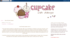 Desktop Screenshot of cupcakecraftchallenges.blogspot.com