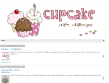 Tablet Screenshot of cupcakecraftchallenges.blogspot.com