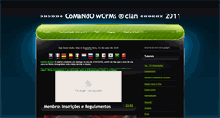 Desktop Screenshot of comandoworms.blogspot.com