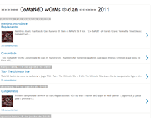 Tablet Screenshot of comandoworms.blogspot.com