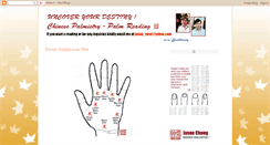 Desktop Screenshot of chinesepalmistry.blogspot.com