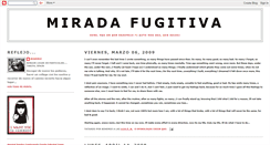 Desktop Screenshot of miradafugitiva.blogspot.com