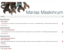 Tablet Screenshot of maskinrummet.blogspot.com