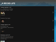 Tablet Screenshot of abeckslife.blogspot.com