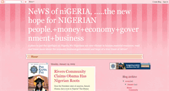 Desktop Screenshot of nigeriangovernment.blogspot.com