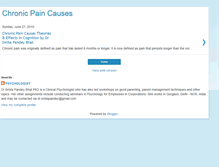 Tablet Screenshot of chronicpaincauses.blogspot.com