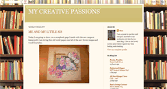 Desktop Screenshot of mycreativepassions.blogspot.com