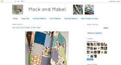 Desktop Screenshot of mackandmabel.blogspot.com