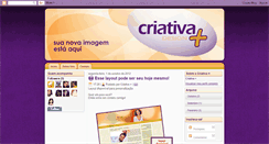 Desktop Screenshot of criativamaisdesign.blogspot.com