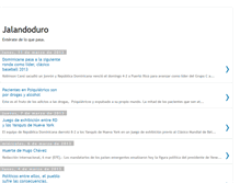 Tablet Screenshot of jalandoduro.blogspot.com