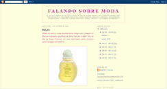 Desktop Screenshot of falando-sobre-moda.blogspot.com