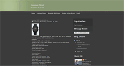 Desktop Screenshot of luminoxdirect.blogspot.com