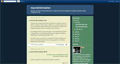 Desktop Screenshot of macroinformation.blogspot.com