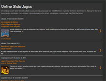 Tablet Screenshot of jogosdeslots.blogspot.com