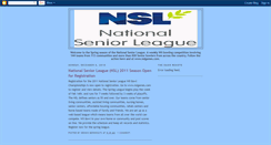 Desktop Screenshot of nationalseniorleague.blogspot.com