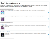 Tablet Screenshot of bowdaciouscreations.blogspot.com