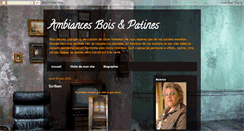 Desktop Screenshot of ambiances-bois-et-patines.blogspot.com