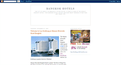 Desktop Screenshot of bangkok-hotel.blogspot.com
