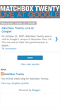 Mobile Screenshot of matchboxtwentyvideos.blogspot.com
