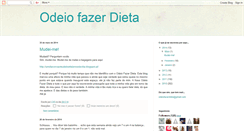 Desktop Screenshot of odeiofazerdieta.blogspot.com