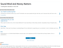 Tablet Screenshot of moneymattersmost.blogspot.com