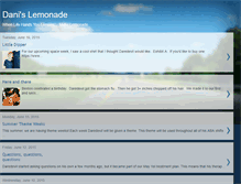 Tablet Screenshot of danislemonade.blogspot.com