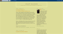 Desktop Screenshot of crafthacker.blogspot.com