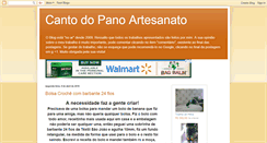 Desktop Screenshot of cantodopanoartesanato.blogspot.com