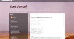 Desktop Screenshot of oasifansub.blogspot.com