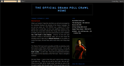 Desktop Screenshot of obamapollcrawl.blogspot.com