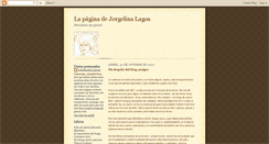 Desktop Screenshot of jorgelinalagos.blogspot.com