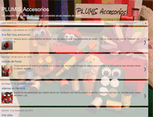 Tablet Screenshot of plumisaccesorios.blogspot.com